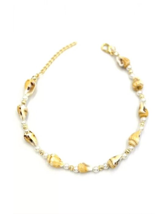 Deniz Kabuğu Halhal - Sarı