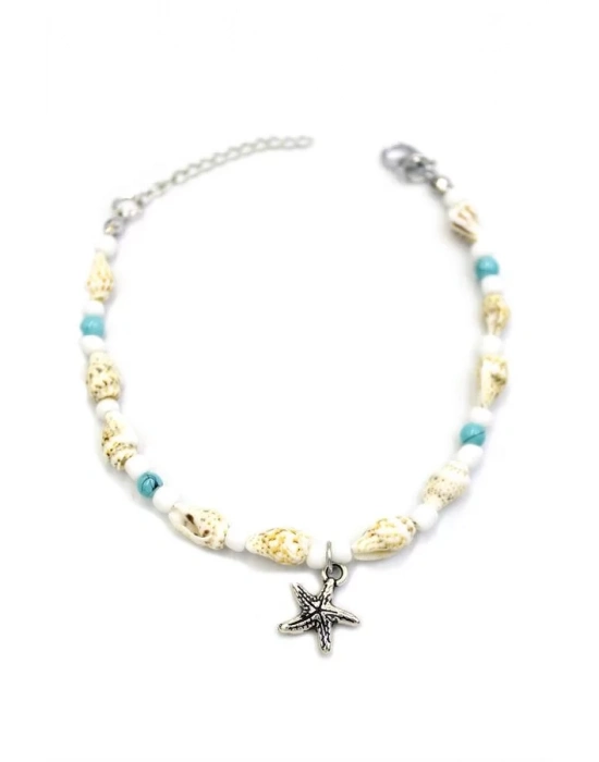 Deniz Kabuğu Halhal - Turkuaz