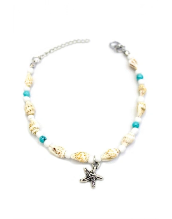 Deniz Kabuğu Halhal - Turkuaz