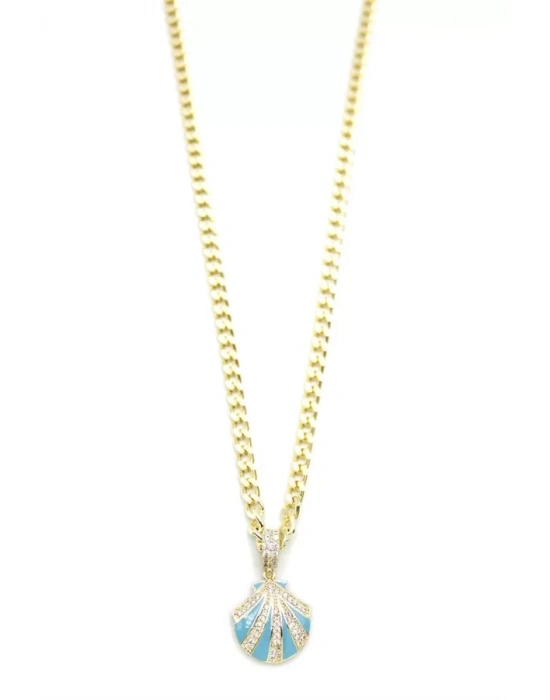 Deniz Kabuğu Kolye - Altın