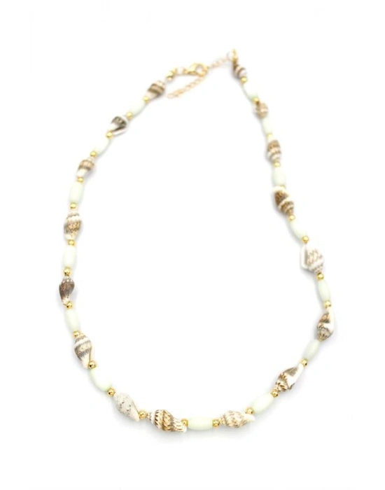 Deniz Kabuğu Kolye - Beyaz