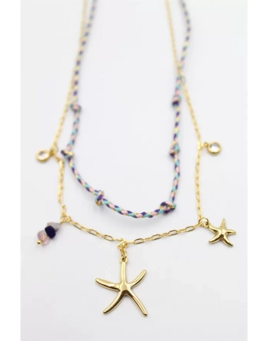 Deniz Yıldızı Kolye - Altın