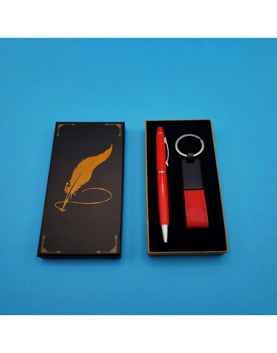 Deri Anahtarlık Ve Touchpen Kalem