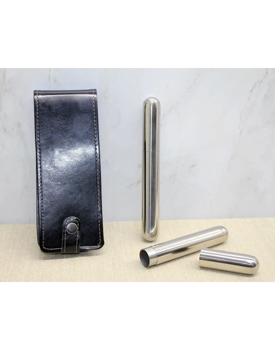 Deri Kılıflı İkili Paslanmaz Çelik  Tüpü Alk3890