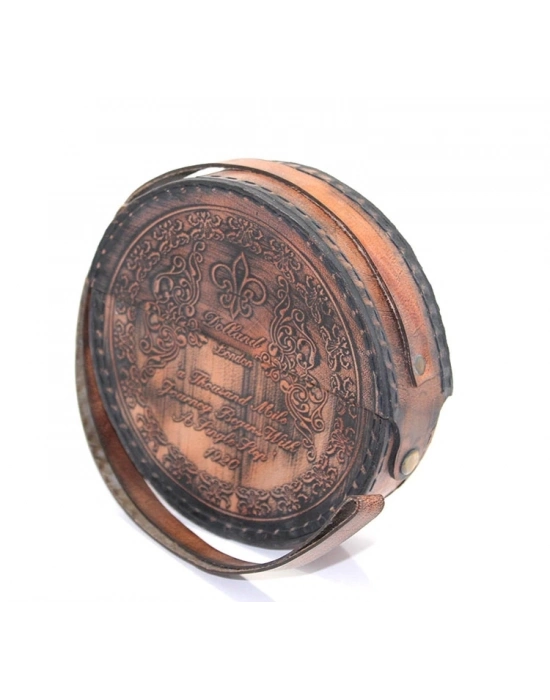 Deri Kılıflı Pirinç Pusula 15751a