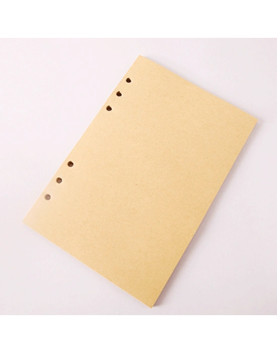 Deri Yaprak Desenli Çizgisiz Defter