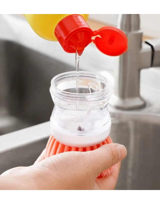 Deterjan Hazneli Bulaşık Yıkama Fırçası