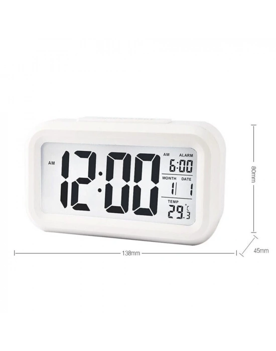 Dijital Alarmlı Masa Saati