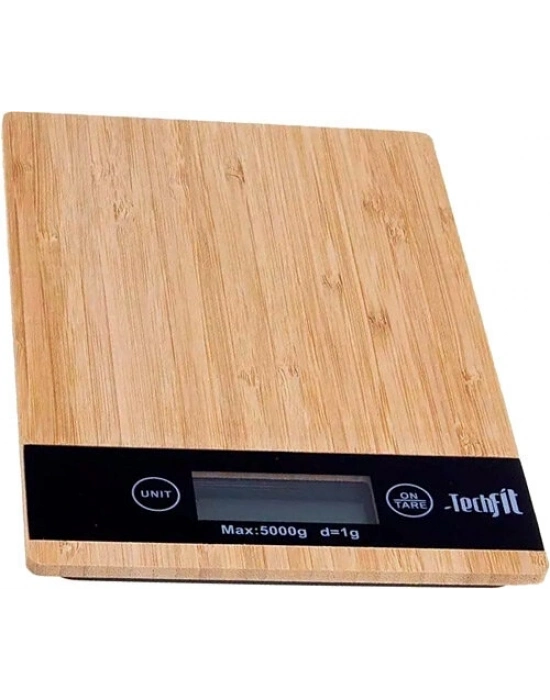 Terazi Dijital Bambu Mutfak Terazi 5kg Tf-1007