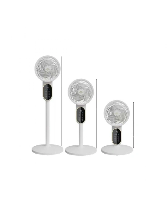 Dijital Ekranlı Uzaktan Kumandalı Ayaklı Vantilatör