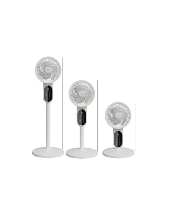 Dijital Ekranlı Uzaktan Kumandalı Ayaklı Vantilatör