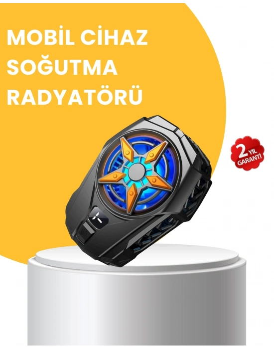 ® Dijital Göstergeli Evrensel Telefon Soğutma Fanı