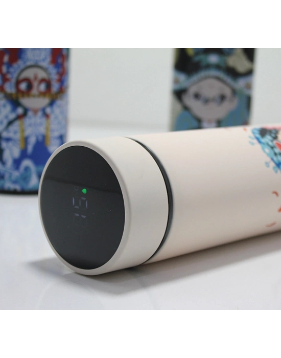 Dijital Göstergeli Paslanmaz Çelik Termos