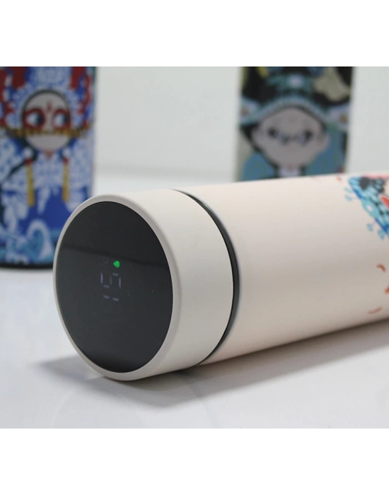 Dijital Göstergeli Paslanmaz Çelik Termos