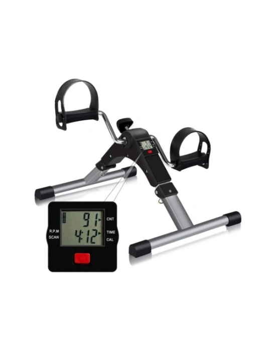 Dijital Göstergeli Pedallı Taşınabilir Egzersiz Aleti
