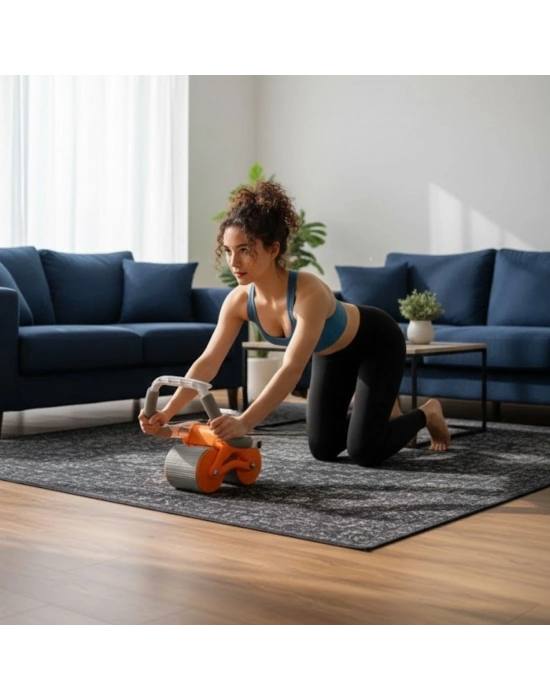 ®  Dijital Sayaçlı Çek-Bırak Mekik Aleti – Karın ve Core Güçlendirici Evde Spor Aleti