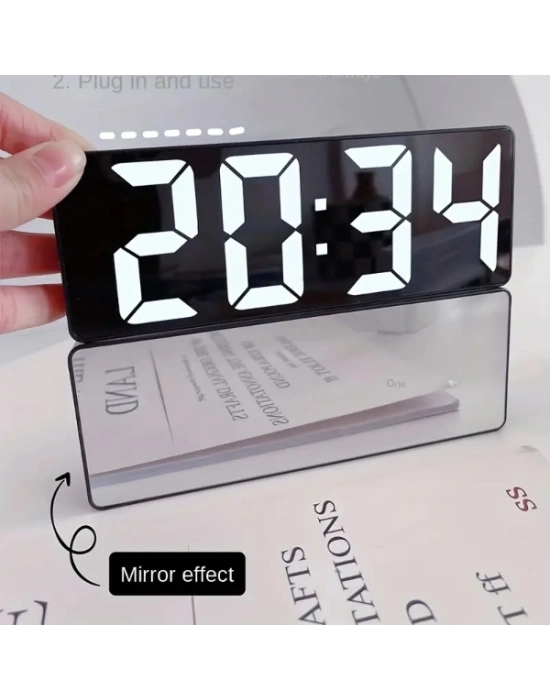 Dijital Sese Duyarlı Alarmlı Masa Saati