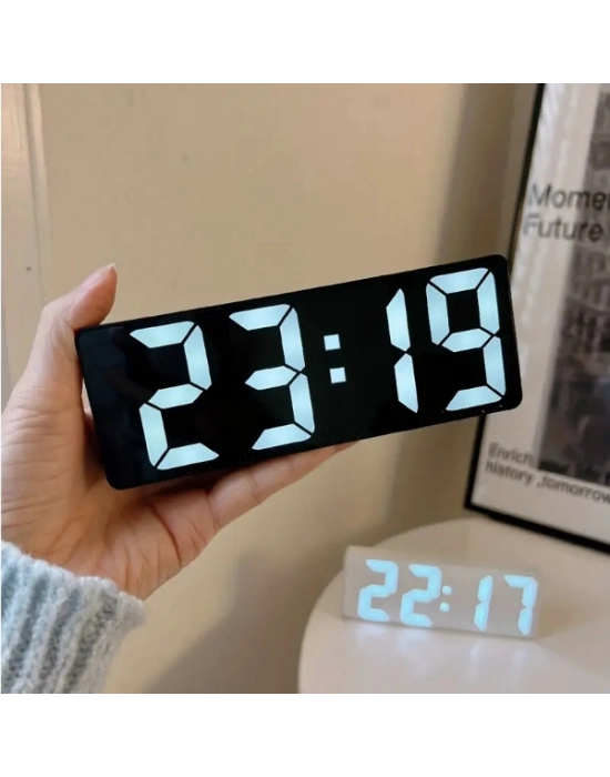 Dijital Sese Duyarlı Alarmlı Masa Saati