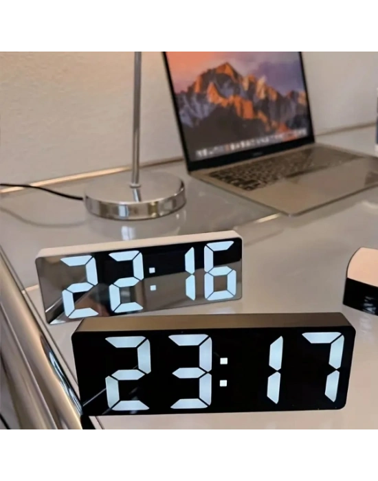 Dijital Sese Duyarlı Alarmlı Masa Saati