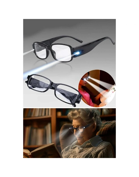 Dinlendirici LED Işıklı Okuma Gözlüğü
