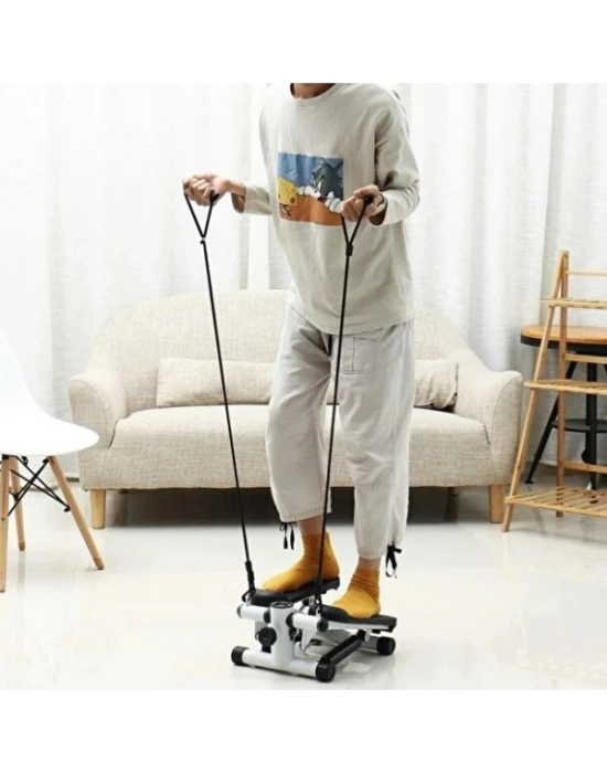Direnç Lastikli Mini Stepper Egzersiz Aleti