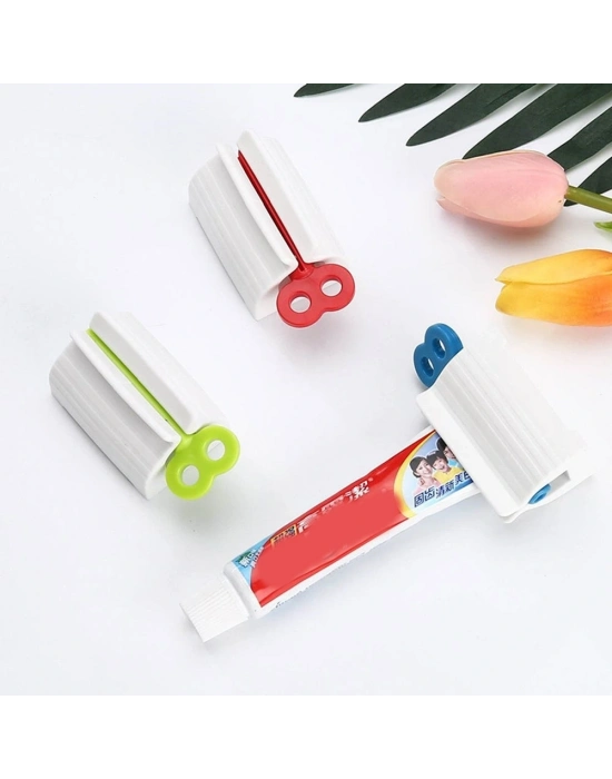 Diş Macunu Tüp Krem Sıkma Aparatı Çevirmeli