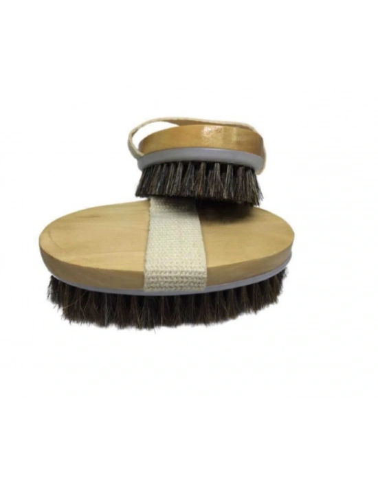 Doğal At Kılı Fırça - Masaj Ve Selülit Fırçası