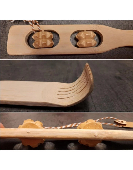 Doğal Bambu Kaşınma Ve Masaj Sopası