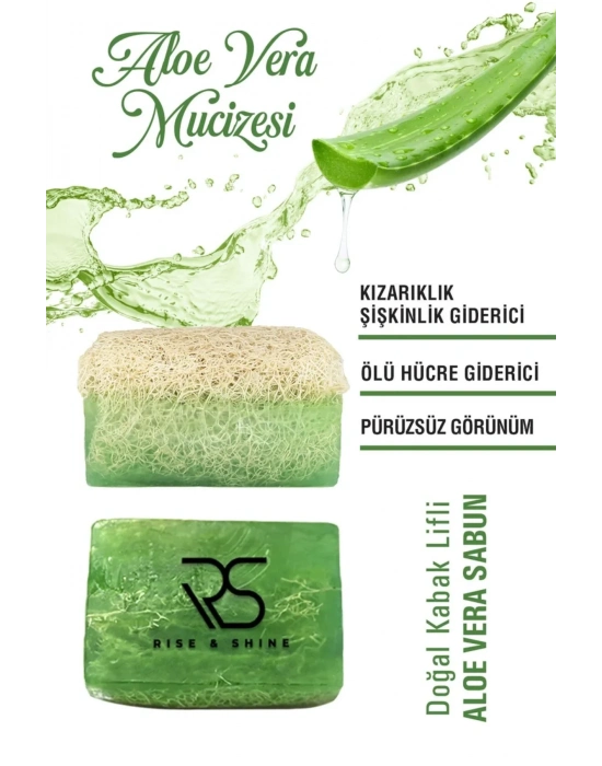 Doğal Kabak Lifli Alovera Sabunu