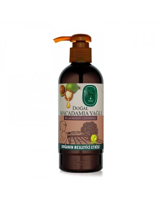 Doğal Macadamia Yağlı El ve Vücut Losyonu 250 ml