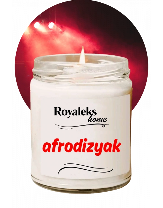 Doğal Özel Seri Kokulu Dekoratif Kavanoz Mum 210 cc - Afrodizyak - RYL