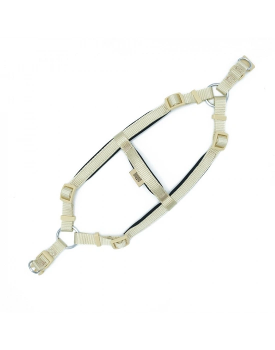 Doggie Dokuma Köpek Göğüs Tasması Medium 45*55 cm Koyu Haki