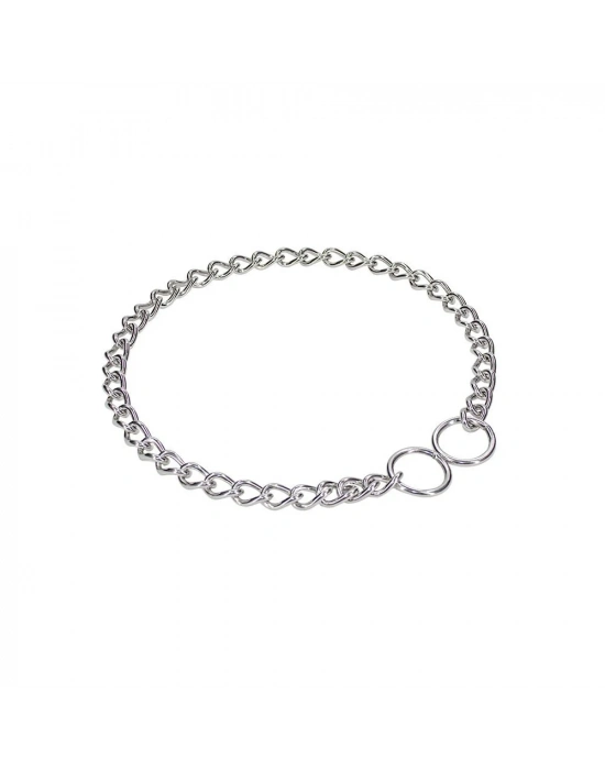 Doggie Eğitim Serisi Boğma Zincirli Köpek Boyun Tasması - 3,5x65-65cm - Stainless