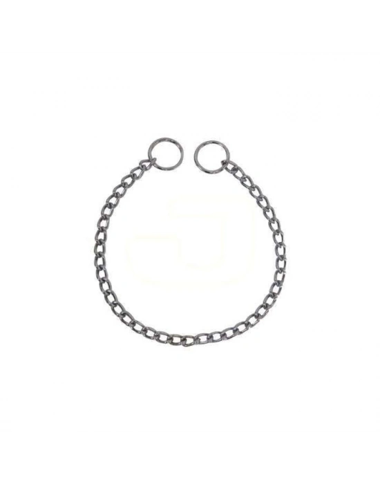 Doggie Eğitim Serisi Zincirli Köpek Boyun Tasması 3,5x65 cm  Chrome