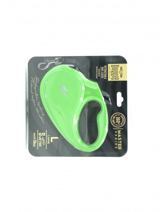 Doggie Master Seri Otomatik Makaralı Köpek Gezdirme 12 kg / 3 M Yeşil