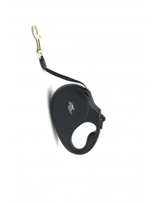 Doggie Master Seri Otomatik Makaralı Köpek Gezdirme 15 kg / 5 M Siyah