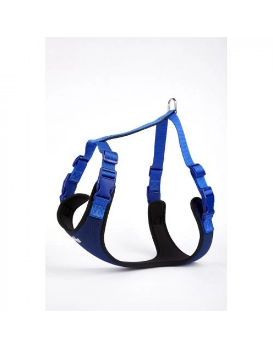 Doggie Yumuşak Softlu Köpek Göğüs Tasması 50/70 cm Mavi