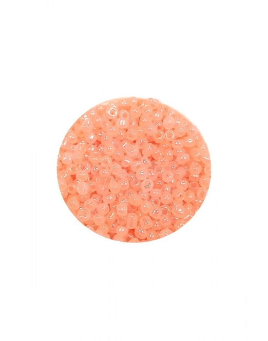 Dökme Cam Kum Boncuk (11/0) 2 mm - 20 Gram -  Pudra - BNC025