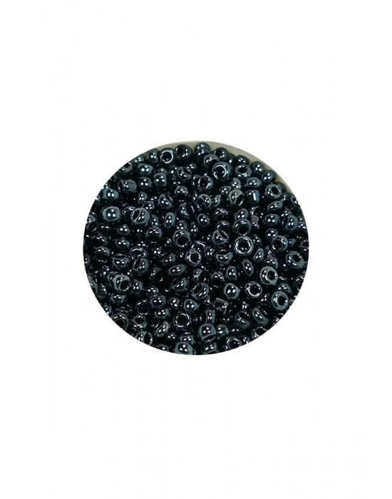 Dökme Cam Kum Boncuk (11/0) 2 mm - 60 Gram -  Koyu Yeşil - BNC054