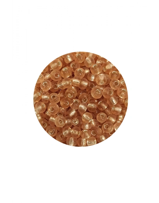 Dökme Cam Kum Boncuk (8/0) 3 mm - 20 Gram - Şeffaf Bal Rengi - BNC143
