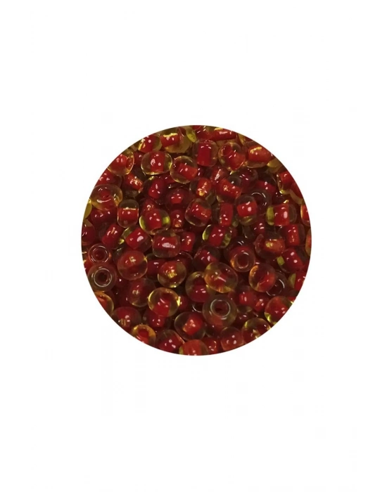 Dökme Cam Kum Boncuk (8/0) 3 mm - 60 Gram - Şeffaf Açık Kahve - BNC189