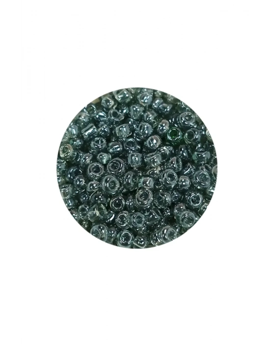 Dökme Cam Kum Boncuk (8/0) 3 mm - 60 Gram - Şeffaf Gri - BNC215