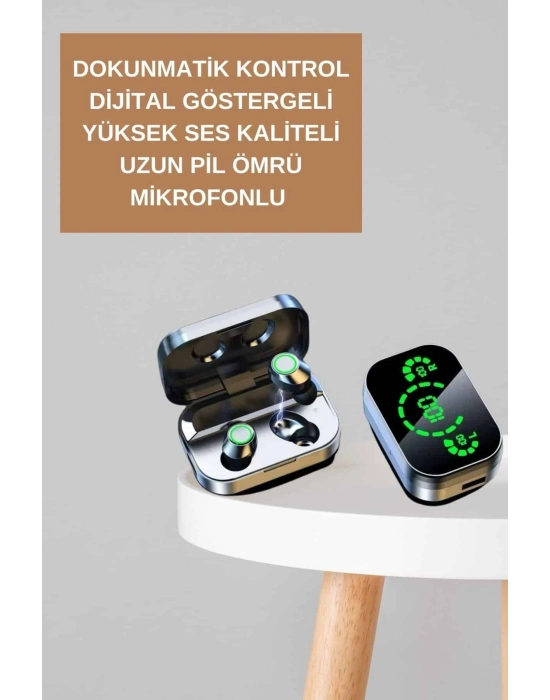 Dokunmatik Akıllı Saat Yeni Nesil Kulaklık Kampanyası ANC Özelliği Yüksek Ses Kaliteli