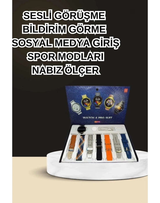 Dokunmatik Akıllı Saat Yeni Nesil Kulaklık Kampanyası Bluetooth Bağlantılı ANC Özelliği