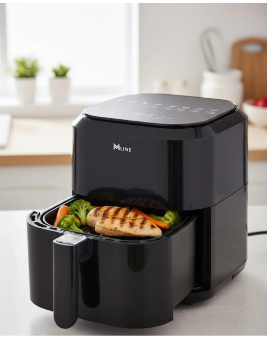 ® Dokunmatik Kontrollü 4L Yağsız Sıcak Hava Fritözü 1360W