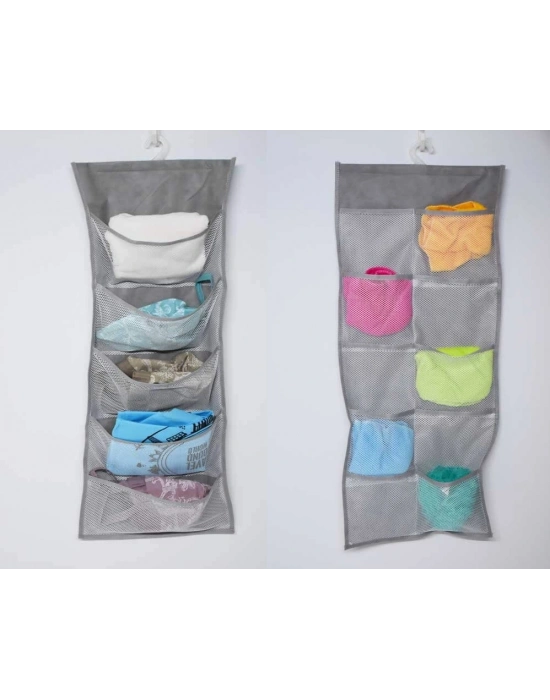 Dolap İçi Asılabilir İç Çamaşırı Dolap Düzenleyici - 15 Gözlü