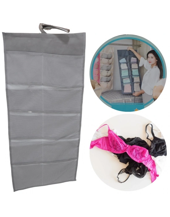 Dolap İçi Asılabilir İç Çamaşırı Dolap Düzenleyici - 15 Gözlü