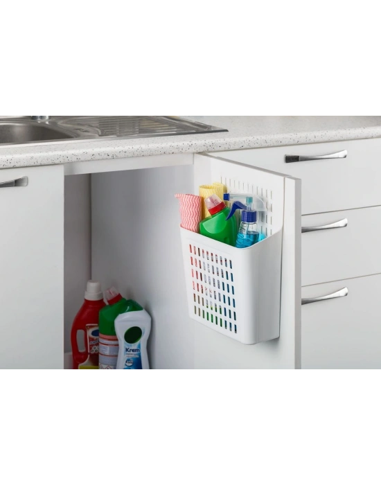 Dolap Kapağına Asılabilen Deterjan Organizeri