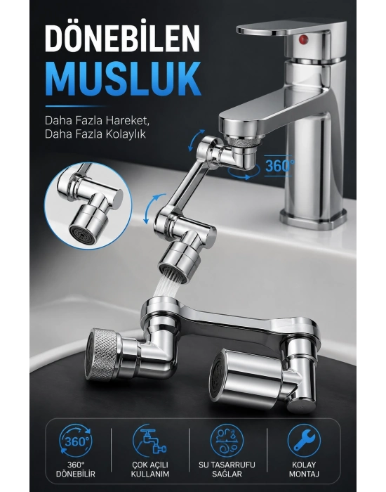 DÖNEBİLEN MUSLUK ÖZEL SU AKIŞ TASARIMI