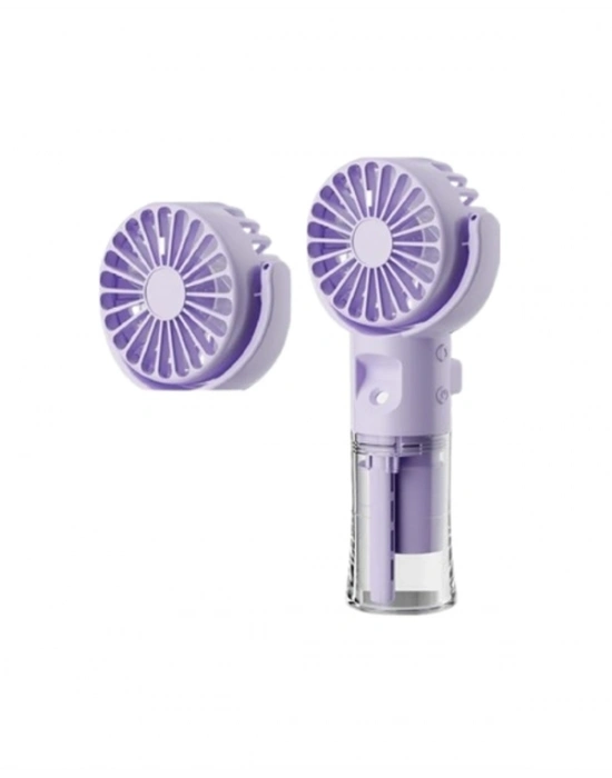 ® Dönen Su Sisli El Fanı – 4 Kademeli Rüzgar, Şeffaf Su Haznesi, Sessiz Çalışma